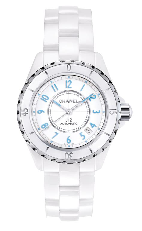 chanel j12 blue light|Chanel j12 white watch price.